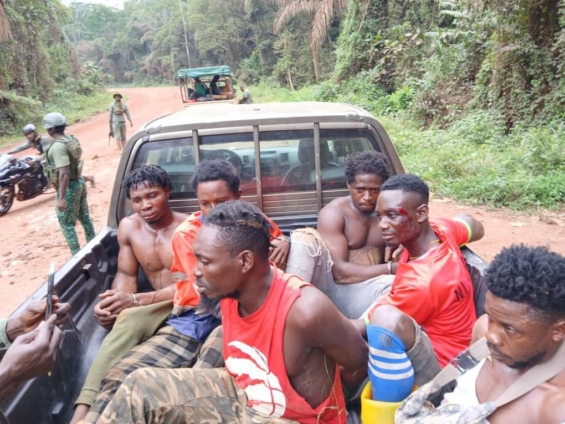 Galamsey Fight: 56 persons arrested, 25 Changfang machines set ablaze in Western Region