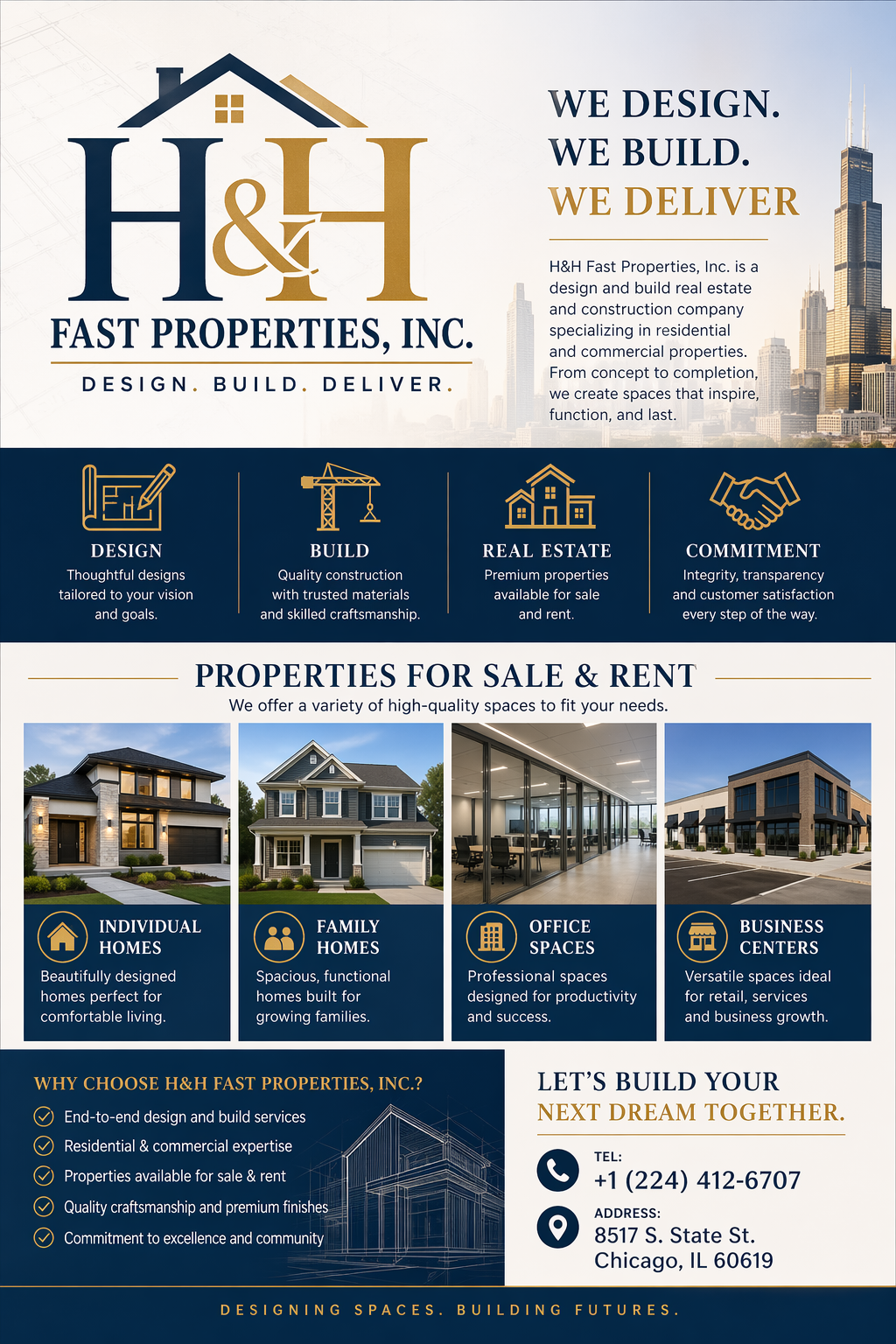 H&H Fast Properties, Inc.:Building Infrastructure, Communities and Opportunities